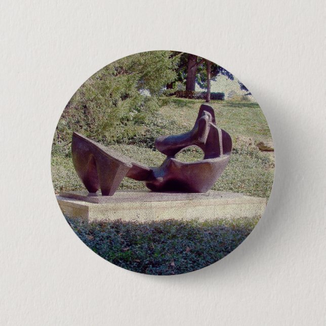 A Sculpture in Kansas City Pinback Button (Front)