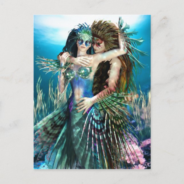 A Sea of Love and Beauty Postcard (Front)