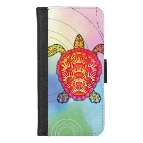 a sea turtle  iPhone 87 wallet case