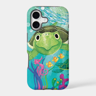 A Sea Turtle Rescue iPhone 17 Case