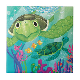 A Sea Turtle Rescue Tile