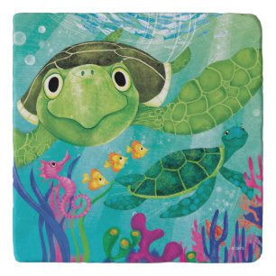 A Sea Turtle Rescue Trivet
