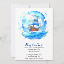 A Seafarer's Welcome: Nautical Boy Baby Shower