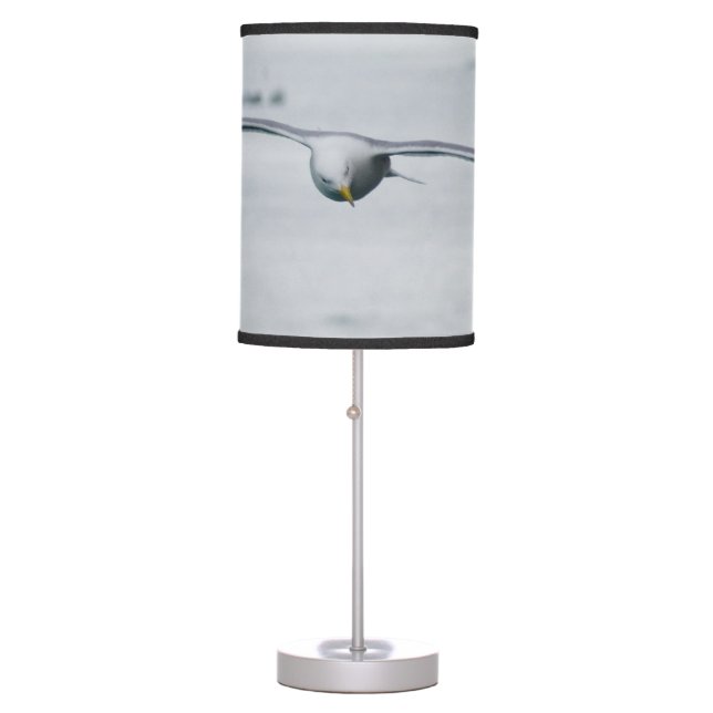 A Seagull in Flight Table Lamp (Front)