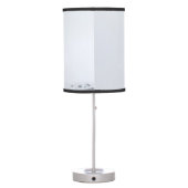 A Seagull Looking for Food Table Lamp (Back)