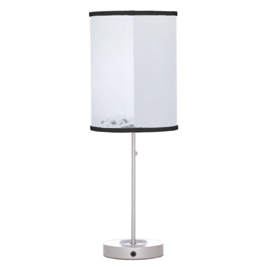 A Seagull Looking for Food Table Lamp (Back)