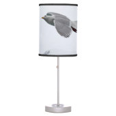 A Seagull Looking for Food Table Lamp (Front)