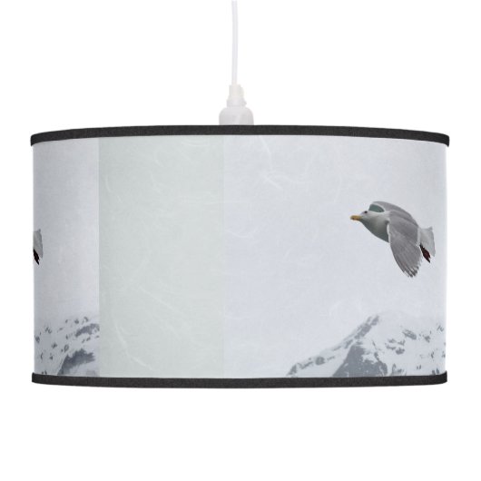 A Seagull Looking for Food x 3 Ceiling Lamp (Right)