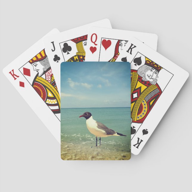 A seagull poker cards (Back)
