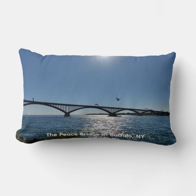 A Seagull's Local Travel  Lumbar Pillow (Front)