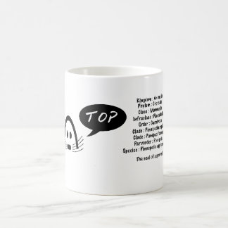 a seal of approval, pinnepedia approbatione.  coffee mug