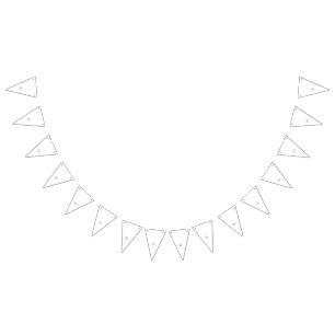 A seamless background pattern featuring various fl bunting flags