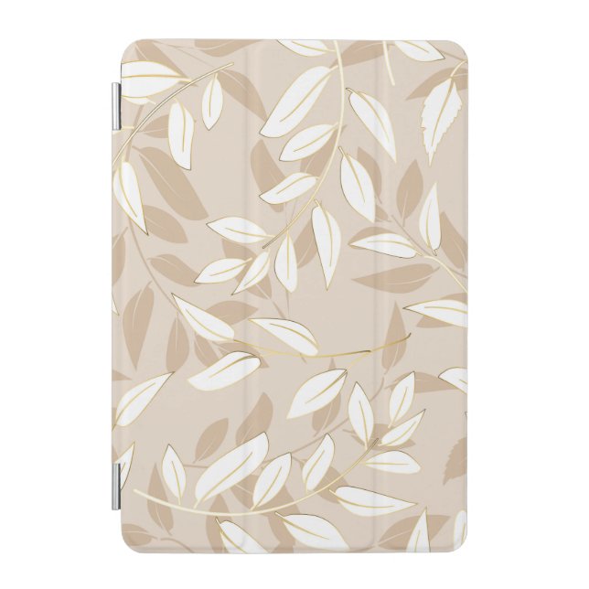 A seamless pattern featuring stylized leaves iPad mini cover (Front)