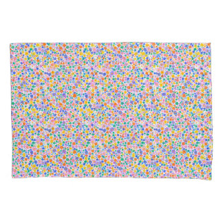 A seamless pattern of colorful small flowers Pillow Case