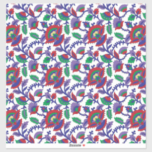 A seamless, symmetrical pattern featuring repeatin sticker