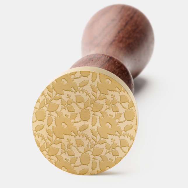 A seamless, symmetrical pattern featuring repeatin wax seal stamp (Front)