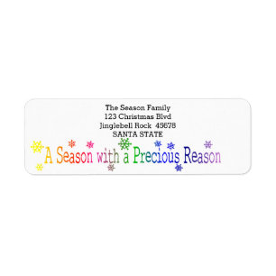 A Season with a Precious Reason Label