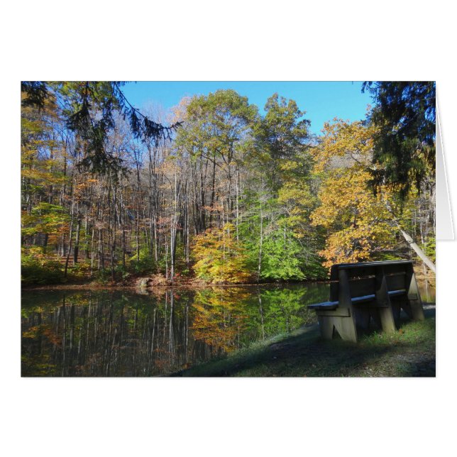 A Seat with an Autumn View in Pennsylvania (Front Horizontal)