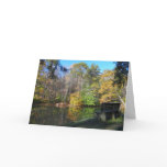 A Seat with an Autumn View in Pennsylvania Card