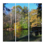A Seat with an Autumn View in Pennsylvania Triptych