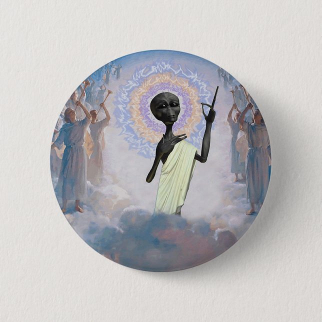 A Second Coming Pinback Button (Front)