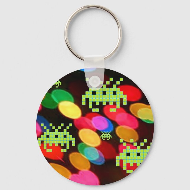 A Secret Invasion From the Pixelverse Keychain (Front)