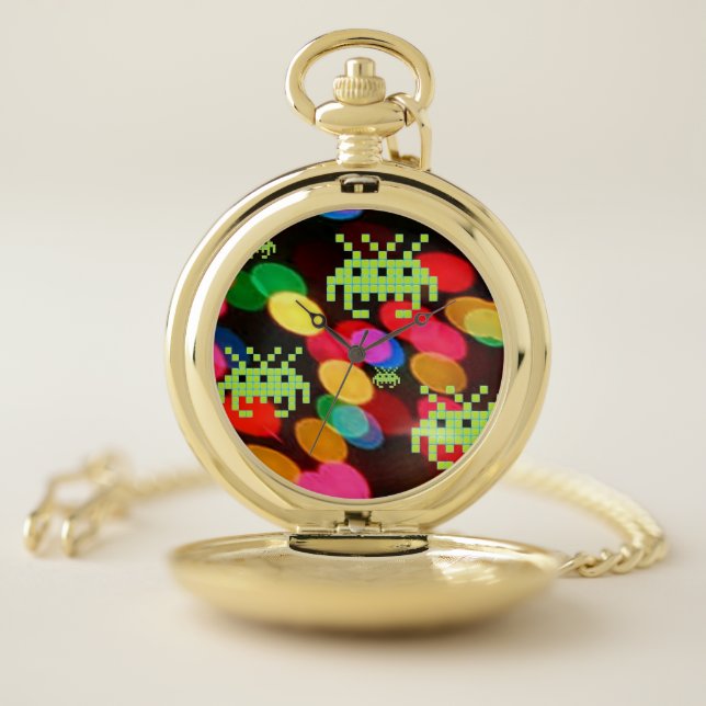 A Secret Invasion From the Pixelverse Pocket Watch (Inside)