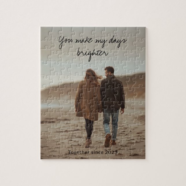 A Secret Message of Love – Personalized Valentine Jigsaw Puzzle (Vertical)