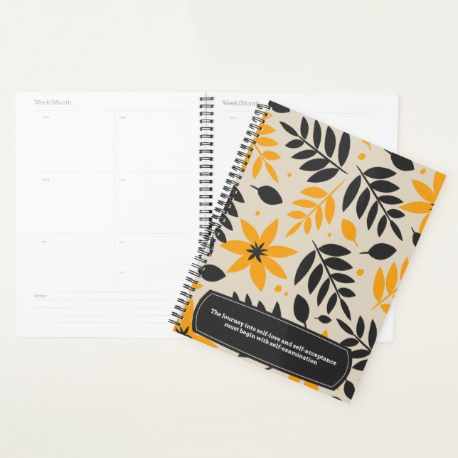 A Self Love Journal Colorful  Planner (Display)