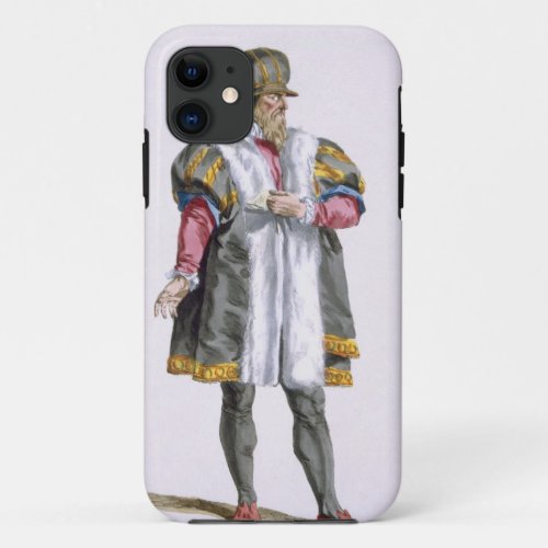 A Senator of Leipzig from Receuil des Estampes R iPhone 11 Case