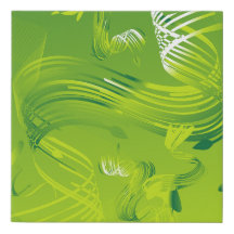 A sense of green on canvas