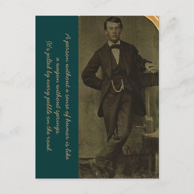 A Sense of Humor Postcard (Front)