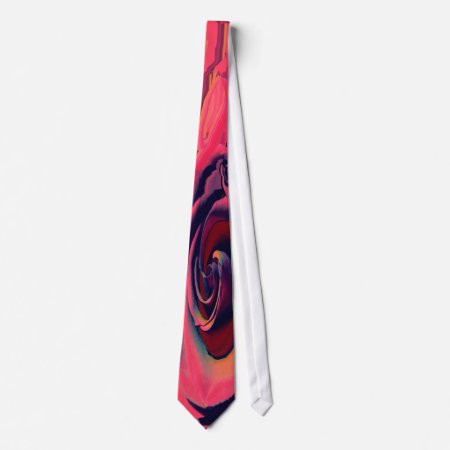 A Sensuous Rose Petal Tie! Neck Tie