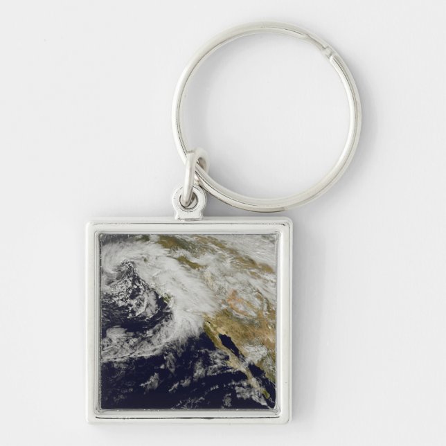 A series of strong storms with fierce winds 2 keychain (Front)