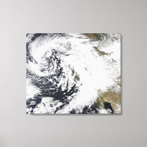 A series of strong storms with fierce winds canvas print