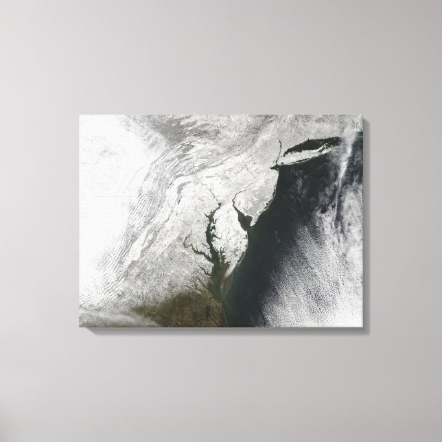 A severe winter storm 2 canvas print (Front)