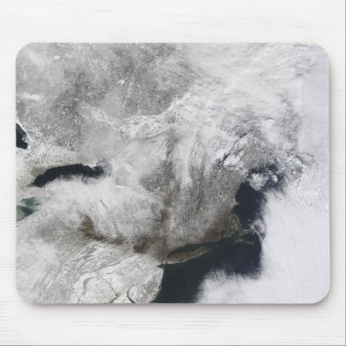 A severe winter storm mouse pad