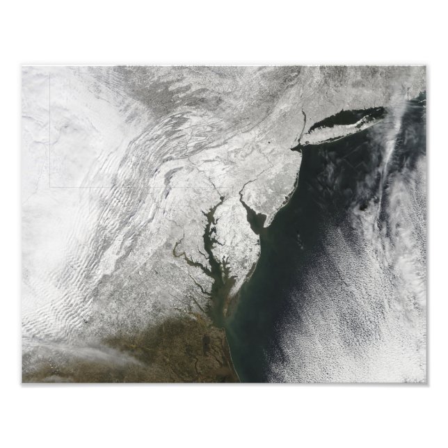 A severe winter storm photo print (Front)