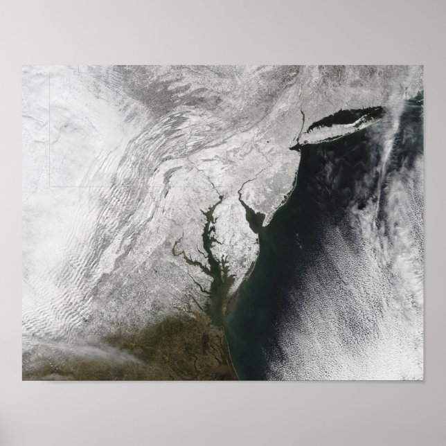 A severe winter storm poster (Front)