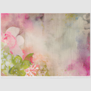 A Shabby Chic Floral Ephemera Design Series 11 Tissue Paper