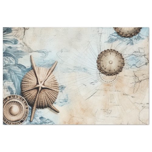 A Shabby Chic Nautical Series Design 12 Tissue Paper