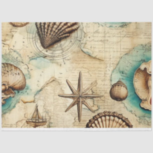 A Shabby Chic Nautical Series Design 3 Tissue Paper