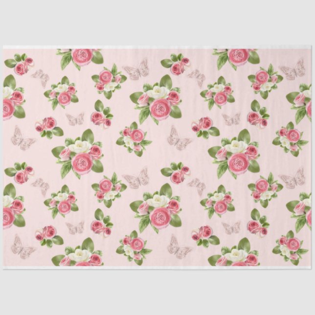 A Shabby Chic Series Design 10 Tissue Paper (Front)