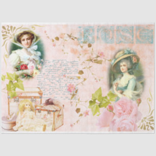 A Shabby Chic Series Design 19 Tissue Paper
