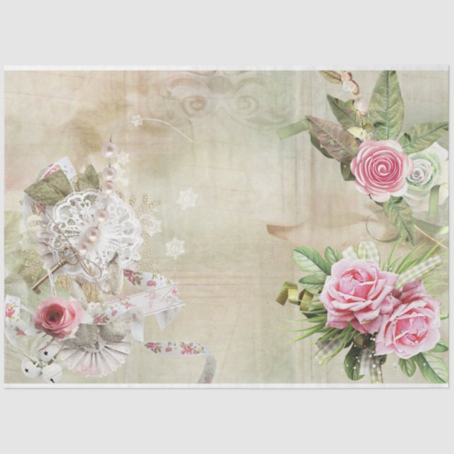 A Shabby Chic Series Design 34 Tissue Paper (Front)