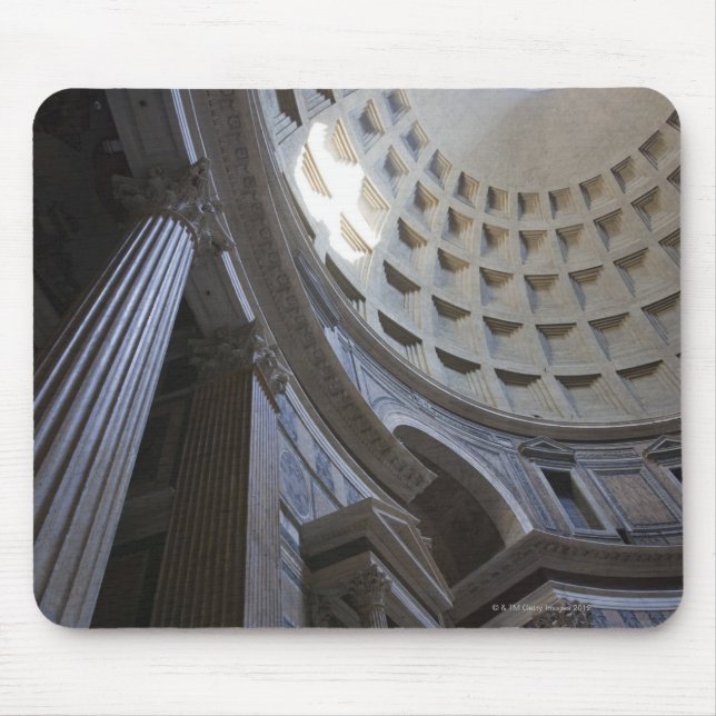 A shaft of light through the oculus in the mouse pad (Front)