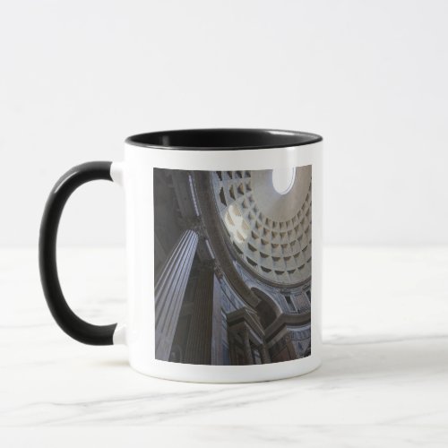 A shaft of light through the oculus in the mug
