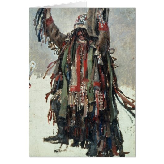 A Shaman sketch for Yermak Cards (Front)