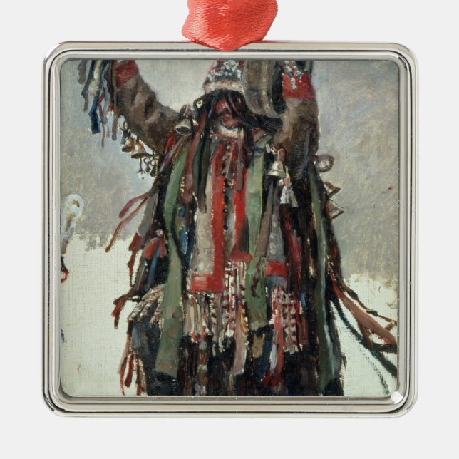 A Shaman sketch for Yermak Metal Ornament (Front)