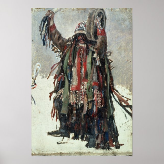 A Shaman sketch for Yermak Poster (Front)